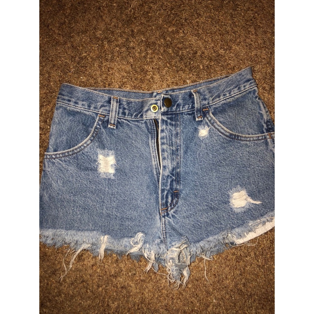 High waisted jean shorts size 24-26